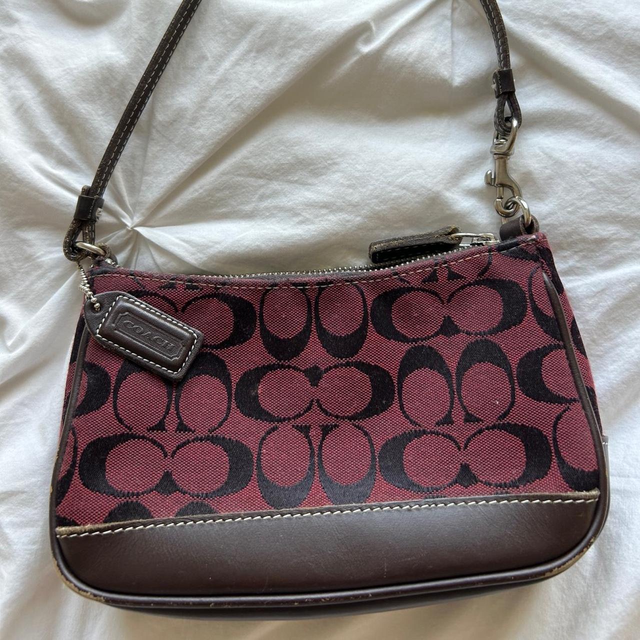 COACH Vintage Signature Canvas Demi Bag