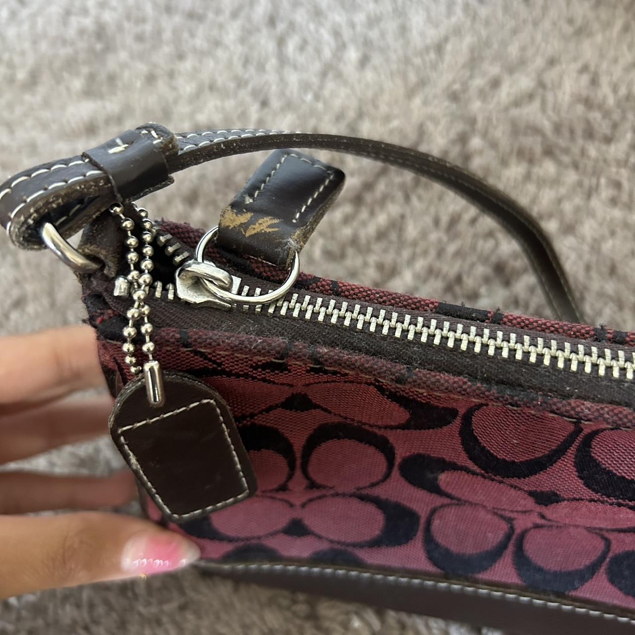 COACH Vintage Signature Canvas Demi Bag