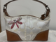 Coach Optic Sig Pink Dragonfly Top Handle Cosmetic Pouch Bag