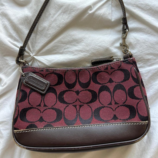 COACH Vintage Signature Canvas Demi Bag
