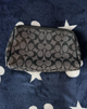 Coach Vintage Signature C Makeup Travel COSMETIC Bag WOMEN'S