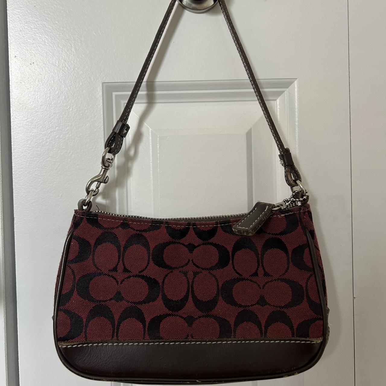 COACH Vintage Signature Canvas Demi Bag
