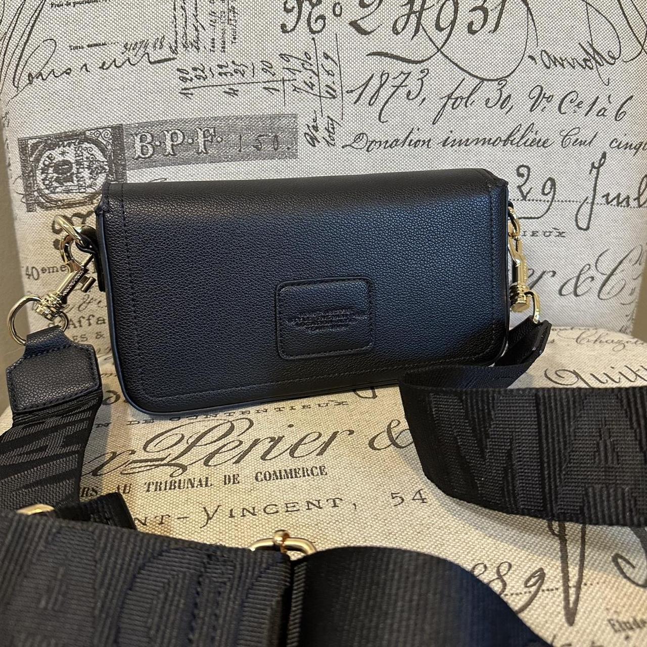 Marc Jacob’s The Mini Leather Shoulder bag in Black