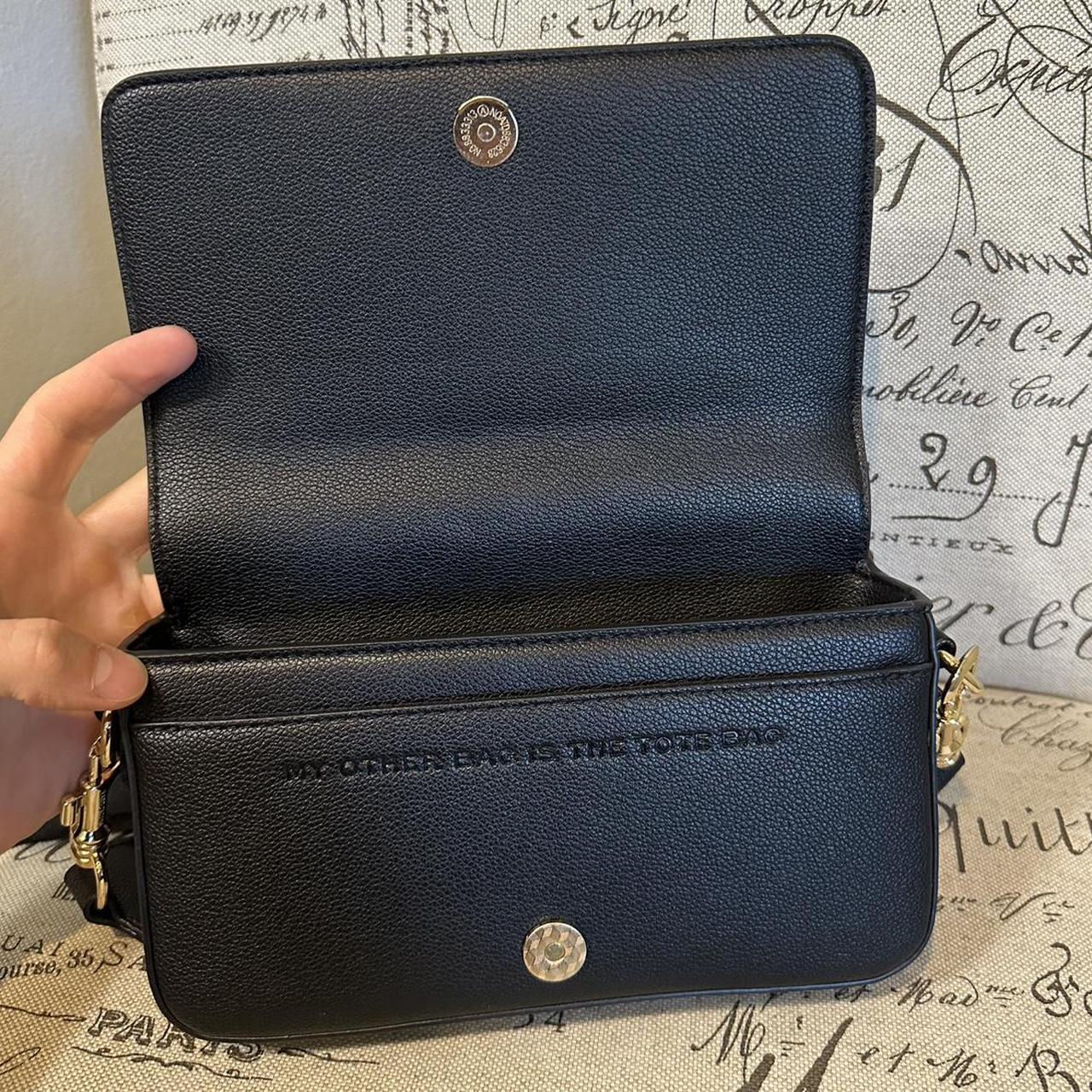 Marc Jacob’s The Mini Leather Shoulder bag in Black