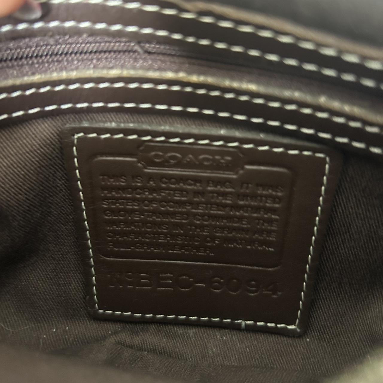 COACH Vintage Signature Canvas Demi Bag